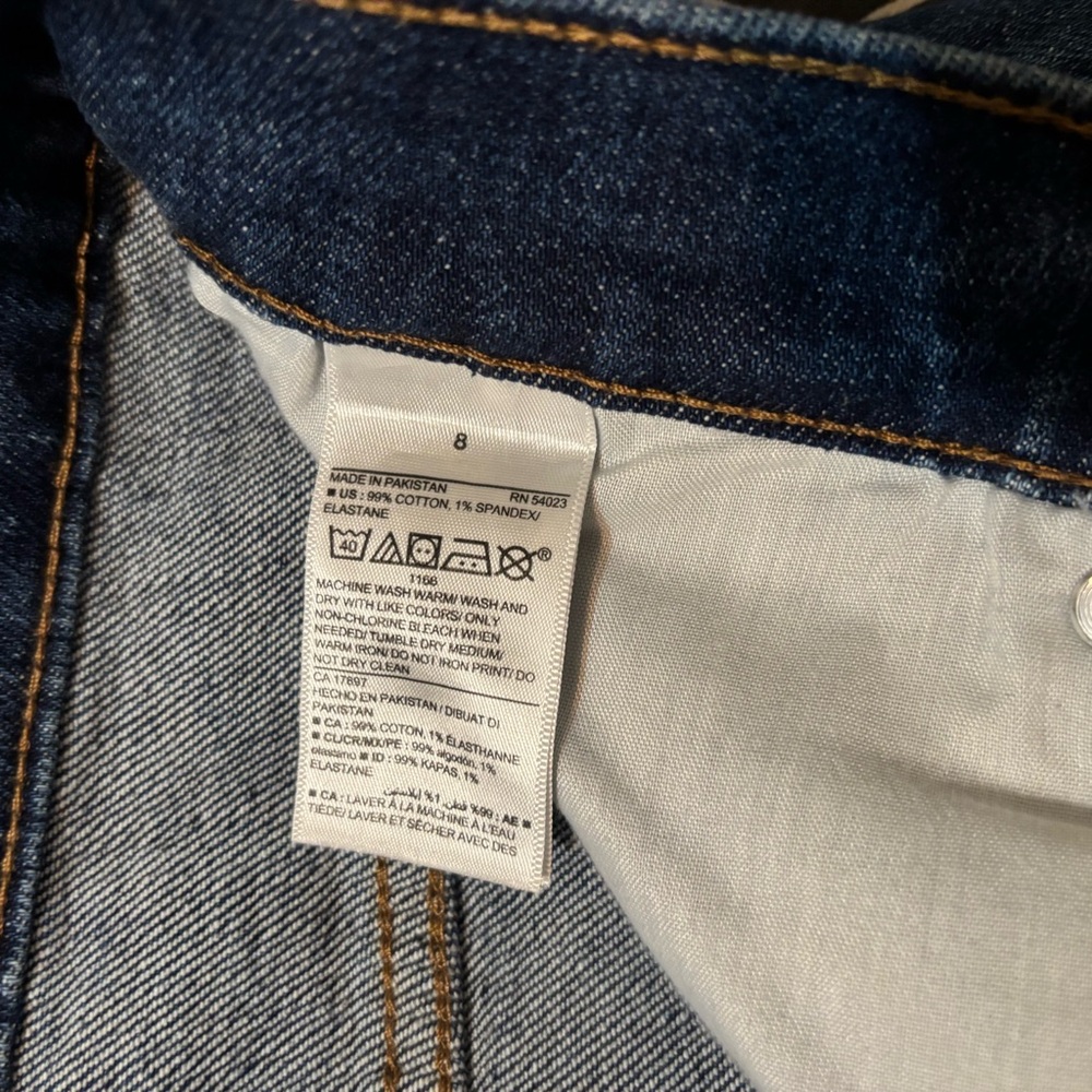 Old Navy Women's The Sky-Hi Straight Extra High Rise Jeans Size 8 - Picture 11 of 12